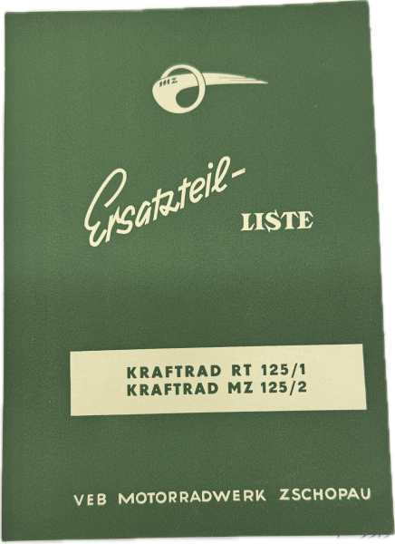 Ersatzteilkatalog RT 125/1 MZ 125/2